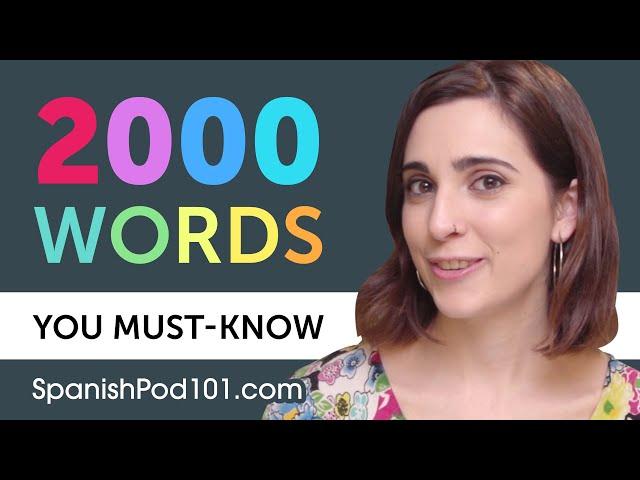 2000 Words Every Spanish Beginner Must Know