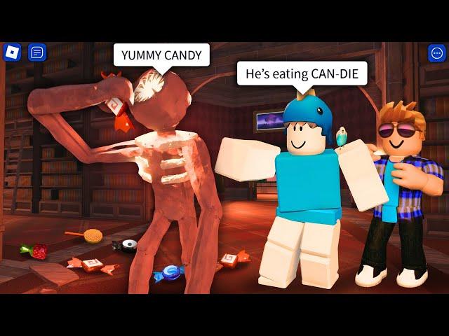 Roblox DOORS ️ THE HAUNT FUNNY MOMENTS (CANDIES )