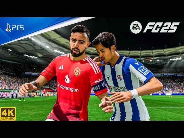 FC 25 - Manchester United Vs Real Sociedad| Europa League 24/25 | PS5™ [4K60]