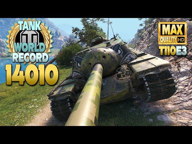 Weird start leads to a new T110E3 WORLD RECORD - World of Tanks