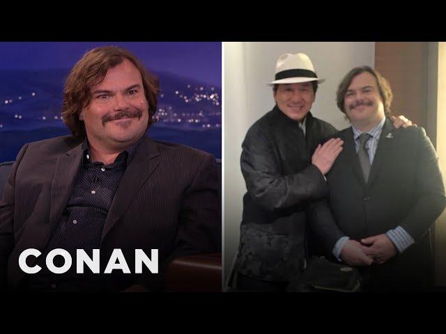 Jack Black & Jackie Chan Finally Met After 10 Years Of Working Together | CONAN on TBS