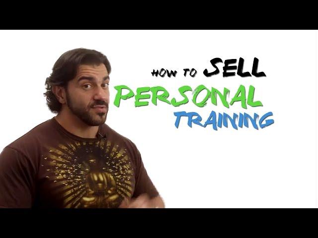 How to sell personal training