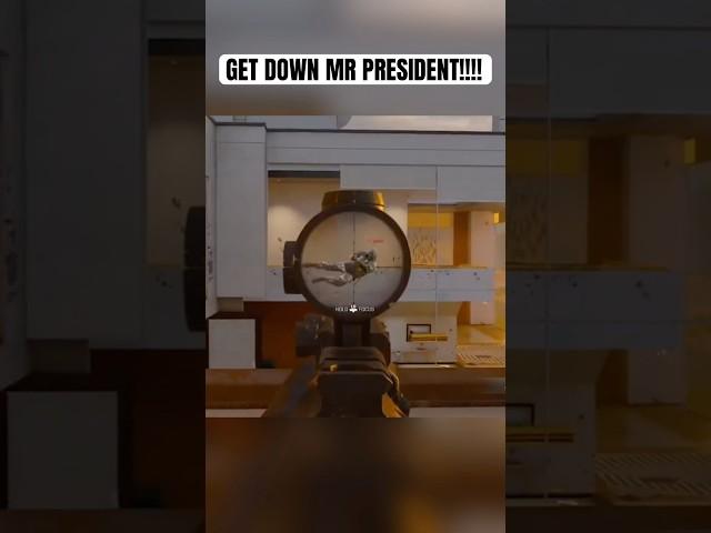 GET DOWN MR PRESIDENT!!!!! #bo6 #cod #memes (not my clip @GAMINGbible )