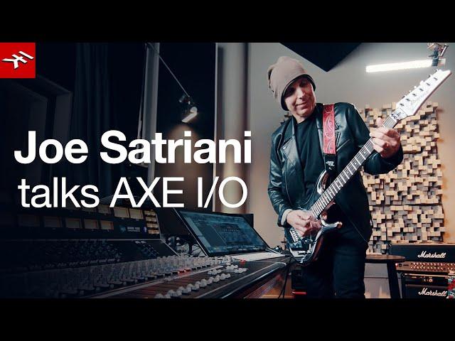 Joe Satriani talks AXE I/O and AmpliTube for recording guitar