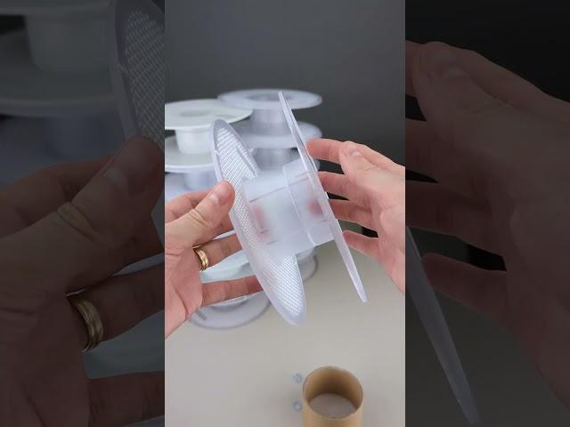 The Bambu Lab filament spools are all refillable