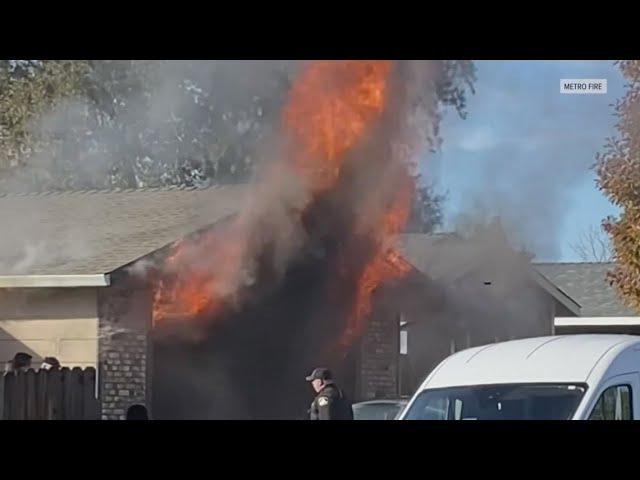 Sacramento County deputies rescue three people from house fire