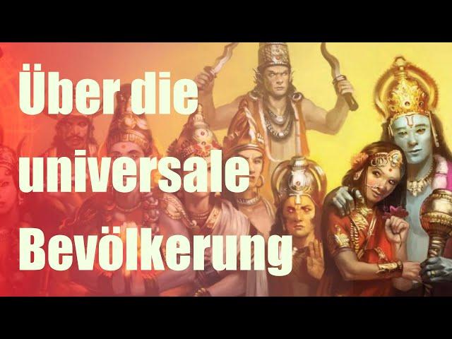 Über die Bevölkerung des Universums in den Veden