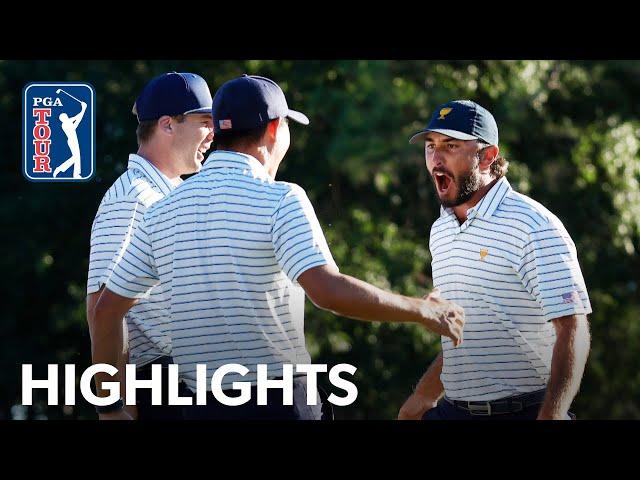 Horschel and Homa's Round 2 Four-ball highlights  | Presidents Cup | 2022