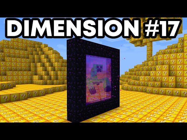 I Survived 100 Dimensions in Minecraft...