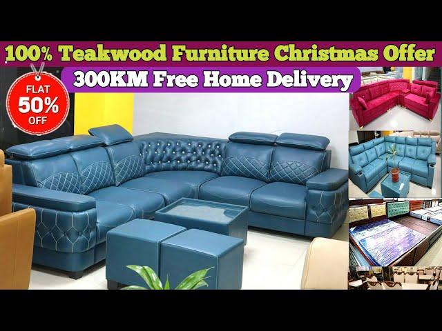 Teakwood Furniture Manufacturer In Hyderabad | 300KM Free Home Delivery | Christmas & New Year Offer