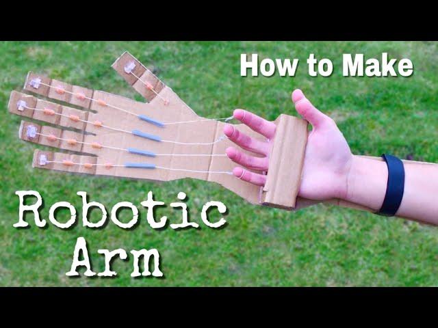 How to Make a Robotic Arm at Home out of Cardboard - Amazing things You can Make at Home