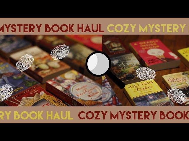 A HUGE THRIFTED COZY MYSTERY BOOK HAUL || Just Key