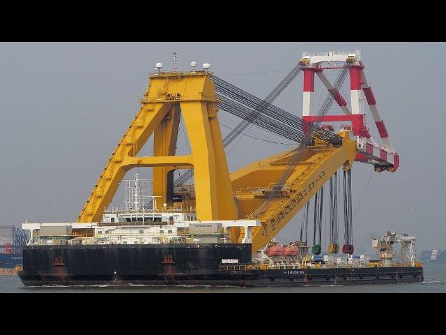 Dangerous Biggest Crane Operator You Must See, Heavy Construction Fastest Bridge Building Working