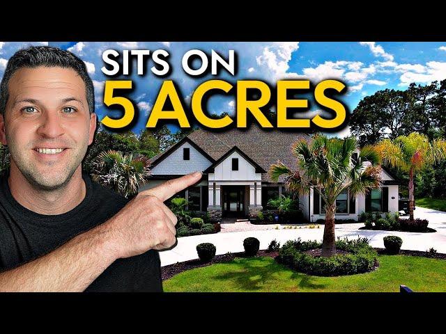 We Found RARE New Construction Homes for Sale on Acreage Near Tampa Florida [AVAILABLE NOW]