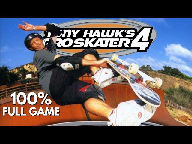 TONY HAWK'S PRO SKATER 4 | 100% Full Game Walkthrough | PC Gameplay