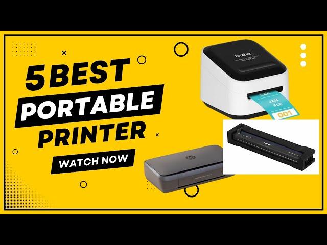 Top 5 Best Portable Printer For Photos 2024