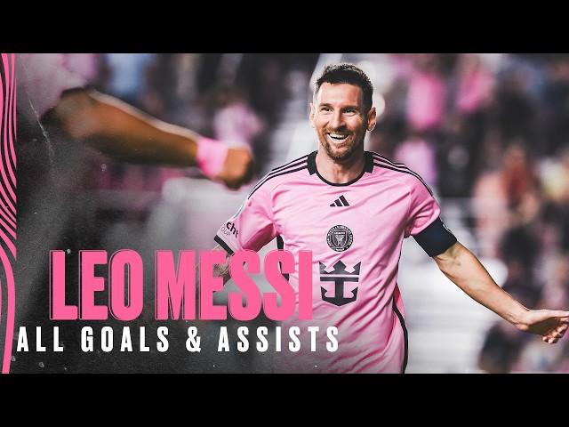 Leo Messi All Goals & Assists with Inter Miami | MLS & Leagues Cup and More