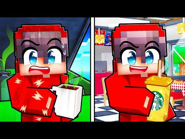 $1 vs $1,000,000 STARBUCKS in Minecraft!