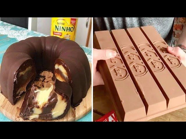 Oddly Satisfying Chocolate Cake Decoration Idea  Perfect Cakes | Best Chocolate Cake Hacks