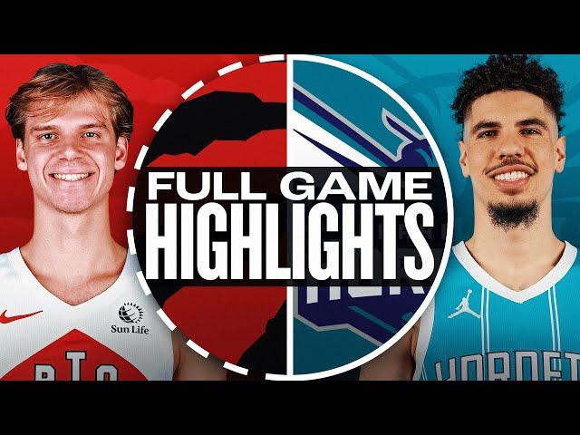 RAPTORS at HORNETS | FULL GAME HIGHLIGHTS | October 30, 2024