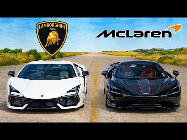 McLaren 750S v Lambo Revuelto: DRAG RACE