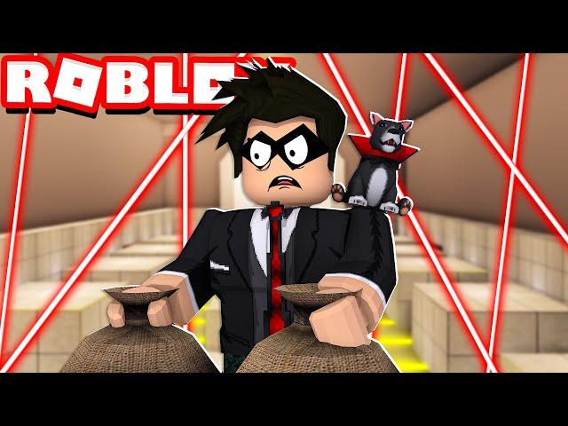 LOKIS NO BANCO CHEIO DE DINHEIRO | Roblox - Rob the Bank Obby