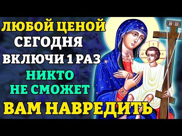 Сегодня ВКЛЮЧИ И НИКТО НЕ СМОЖЕТ ТЕБЕ НАВРЕДИТЬ! Молитва Богородице Новоникитская. Православие