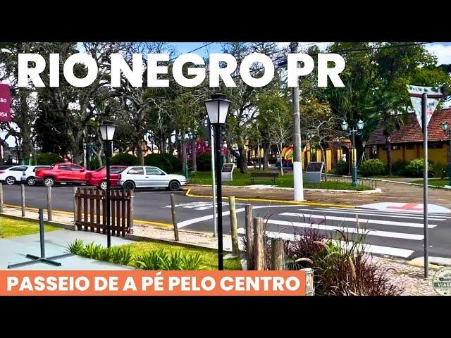  Passeio a pé  pelo centro de Rio Negro PR