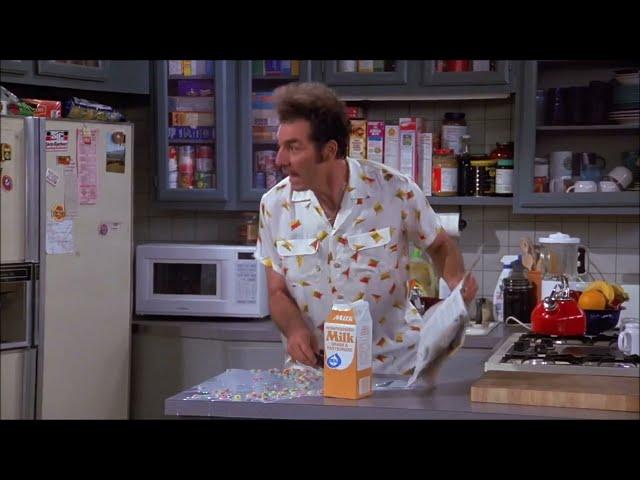 Kramer Puts Froot Loops in Jerry's Kitchen Drawer | Seinfeld