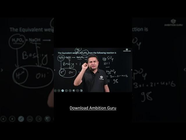 Know about Arrhenius Concept by Guru Amrit Raj Aryal #Shorts #AmbitionGuru