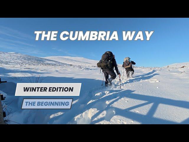 Hiking 76 miles across the Lake District in WINTER along the Cumbria Way!