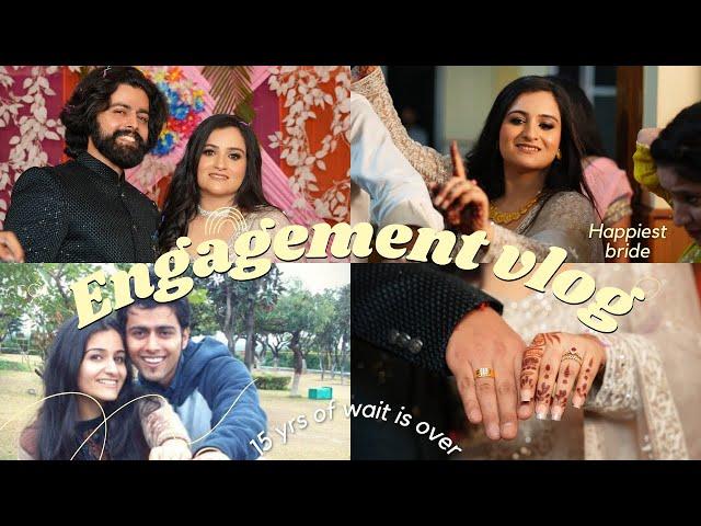 Our engagement day vlog  15 years of wait is over | Suryamar #engagement #couple