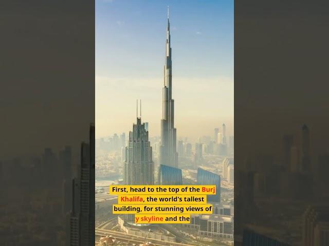 Top 3 things to do while you are in Dubai | Travel Tips |