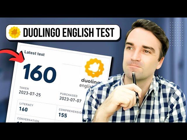 The 160 Challenge! Duolingo English Test