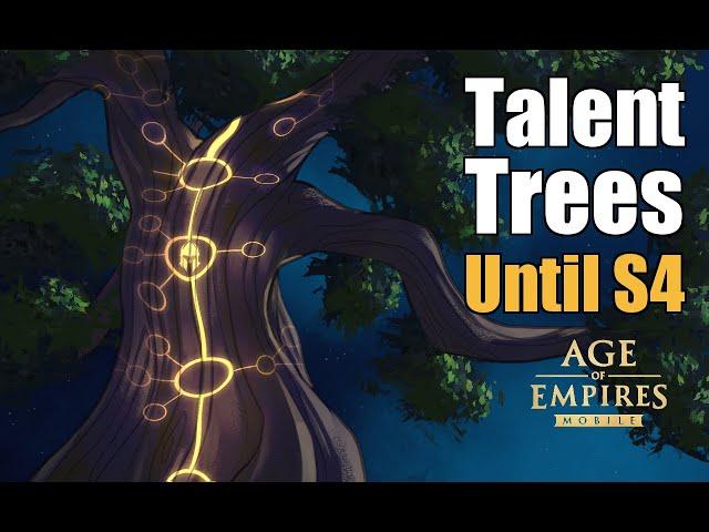 Age of Empires Mobile - UPDATED TALENT TREES FOR ALL HEROES UNTIL S4 | Rank 1 Guide