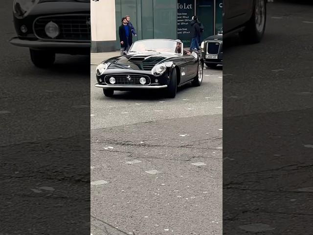 CLASSIC FERRARI 250 GT CALIFORNIA SPYDER SWB REVIVAL DRIVING OUT OF CAR SHOW! #shorts #trending #car