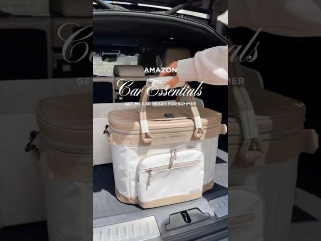 She’s ready for summer ️. #car #summer #organization #roadtrip #travel #summervibes #trip