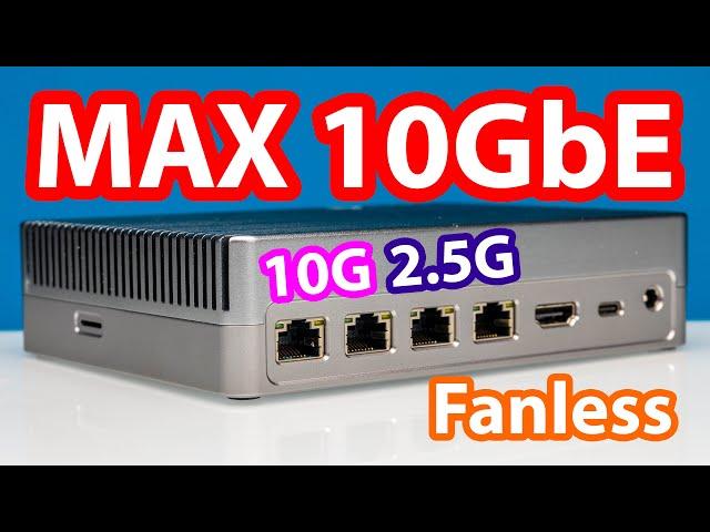 MAX Fanless10Gbase-T Mini PC and Router