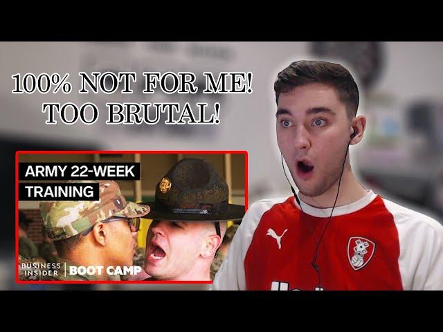 British Guy Reacts to US Military Bootcamp *BRUTAL*