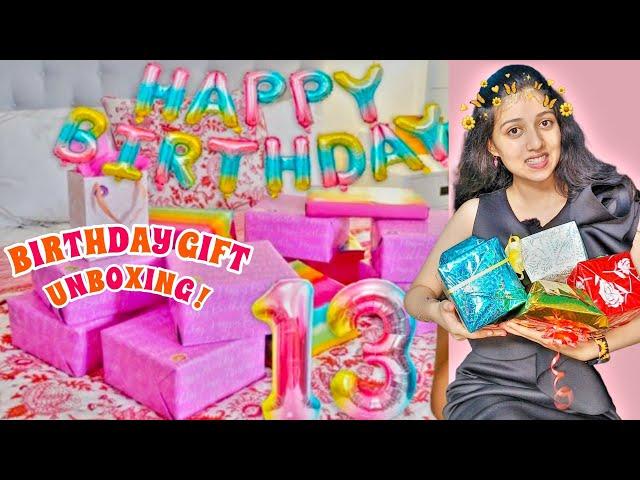 My Birthday Gift Unboxing! //Saanvi's wonderland