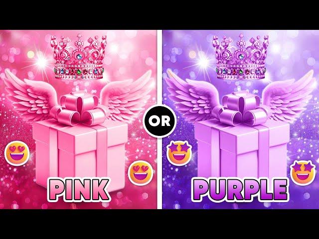 Choose Your Gift...! Pink or Purple  Quiz Shiba