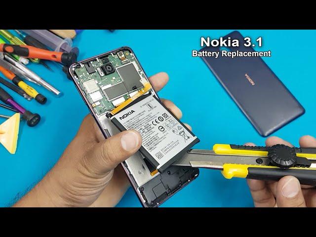 Nokia 3.1 Battery Replacement / How To Open Nokia 3.1Back Panel & Battery || Nokia 3.1 Battery