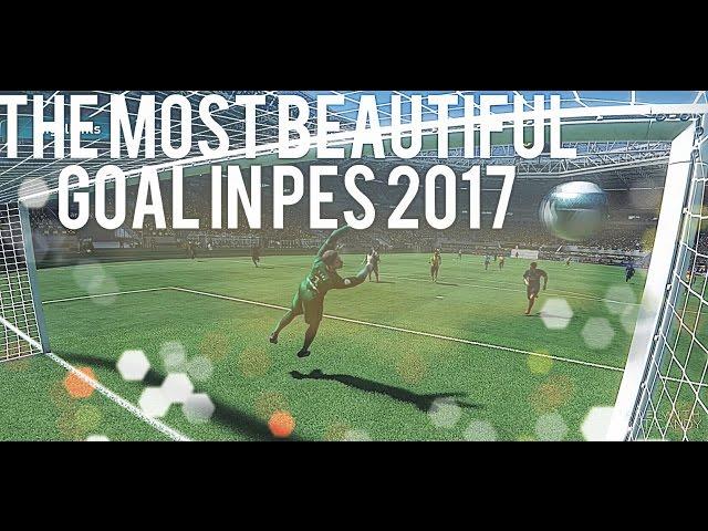 PES2017 THE MOST BEAUTIFUL MANUAL GOAL by PlayEnjoyScore (PS4 PRO, PRO EVOLUTION SOCCER 2017)