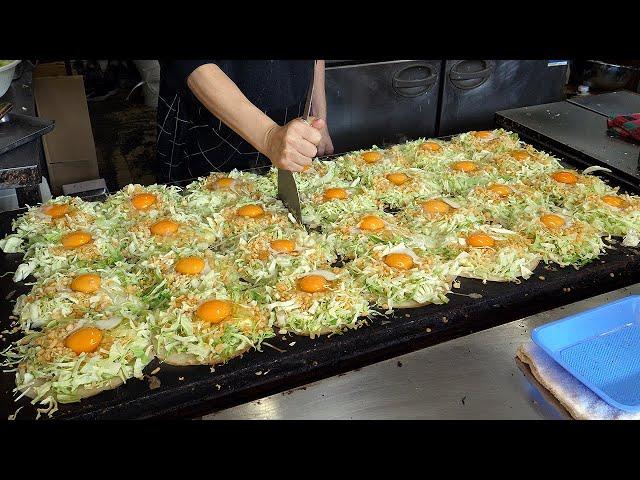 japanese okonomiyaki master - japanese street food