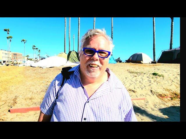 Amazing man Mark Horvath- Invisible people talks about the LA county sheriff Venice Beach homeless