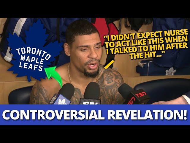 RYAN REAVES MAKES UNEXPECTED REVELATION ABOUT LOCKER ROOM ENCOUNTER WITH NURSE AFTER HIT! LEAFS NEWS