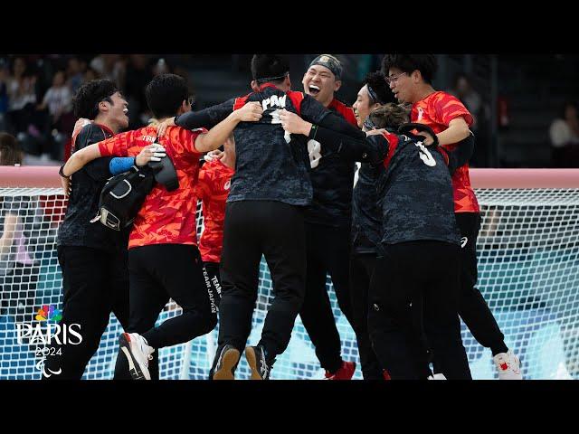 Japan wins goalball gold in overtime on goal you won’t believe | NBC Sports