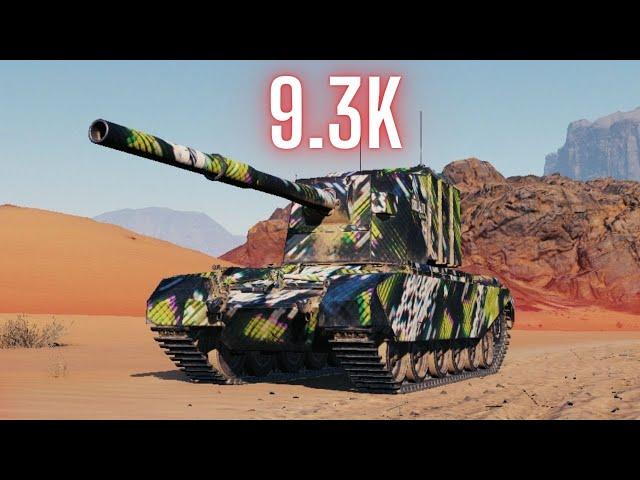 World of Tanks FV4005 Stage II  9.3K Damage & FV4005 Stage II  9.4K Damage