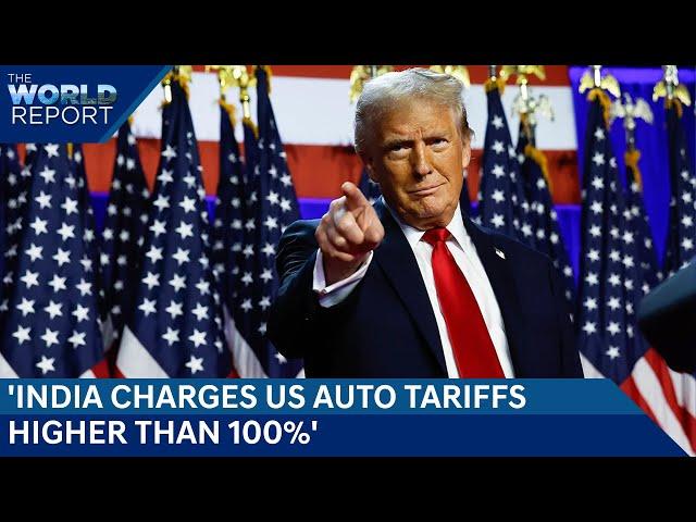 India Auto Tariffs | Donald Trump Says 'India's Auto Tariffs Over 100%'