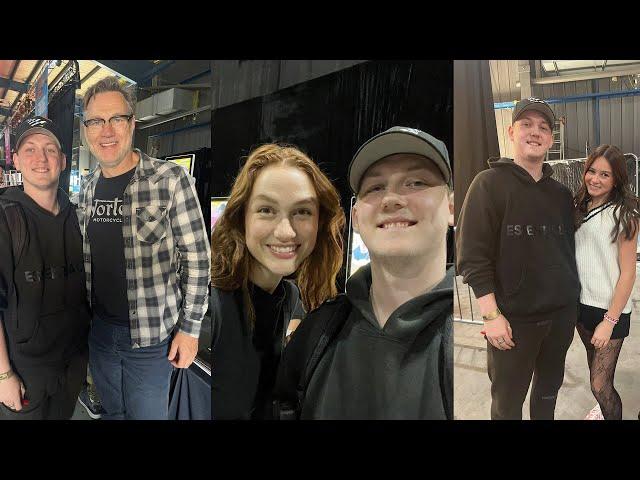 MEETING LENNIE JAMES, DAVID MORRISSEY, CAILEY FLEMING AND 12 MORE CELEBRITIES AT COMIC CON!